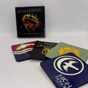 Game of Thrones Coaster Set - Multicolor